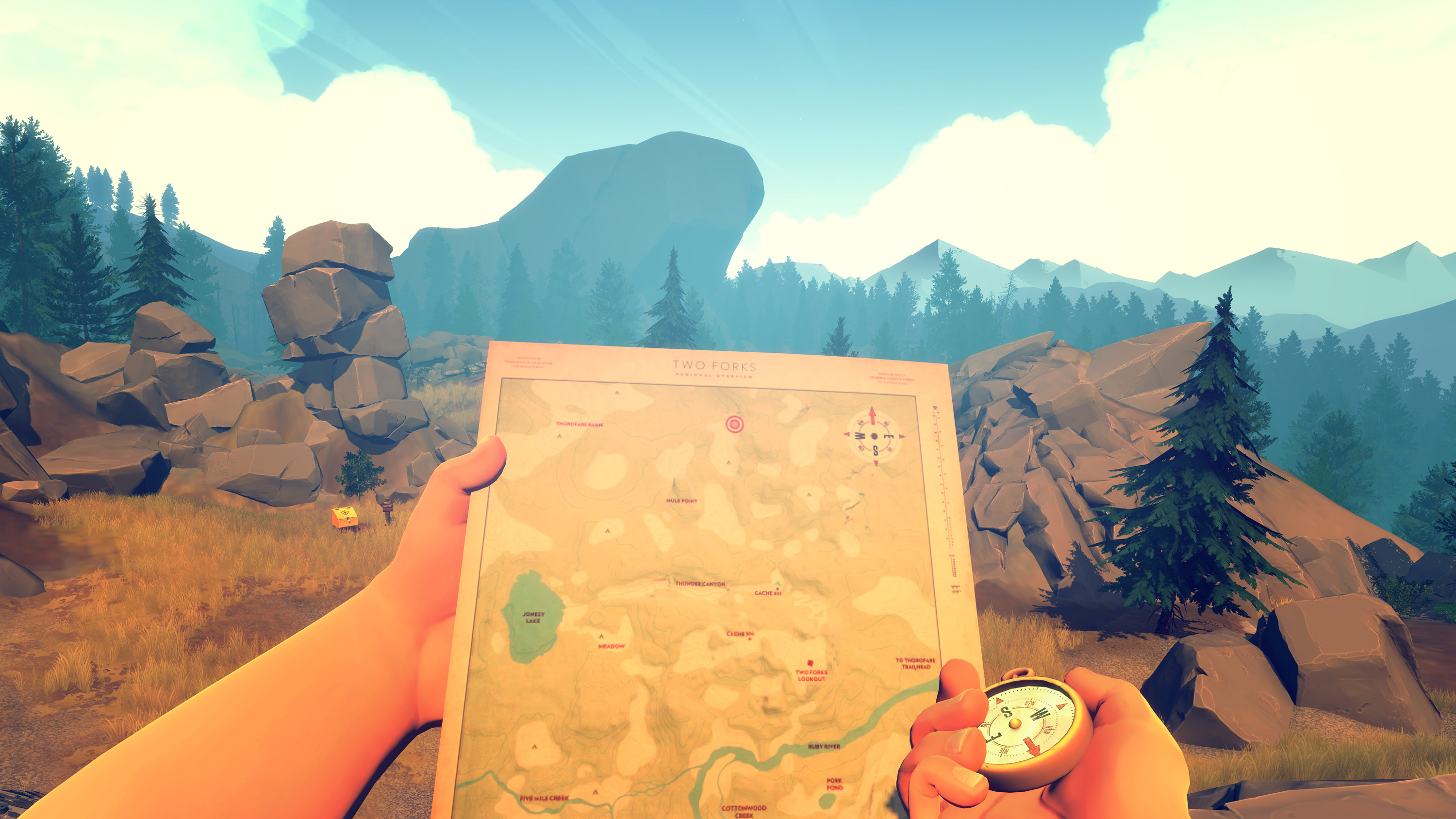 Firewatch · Maps and Orientation